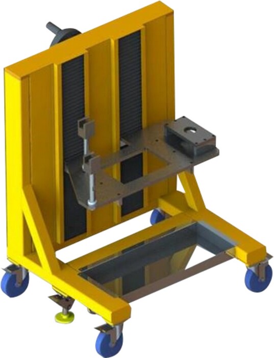 側(cè)翼配件升降拖車